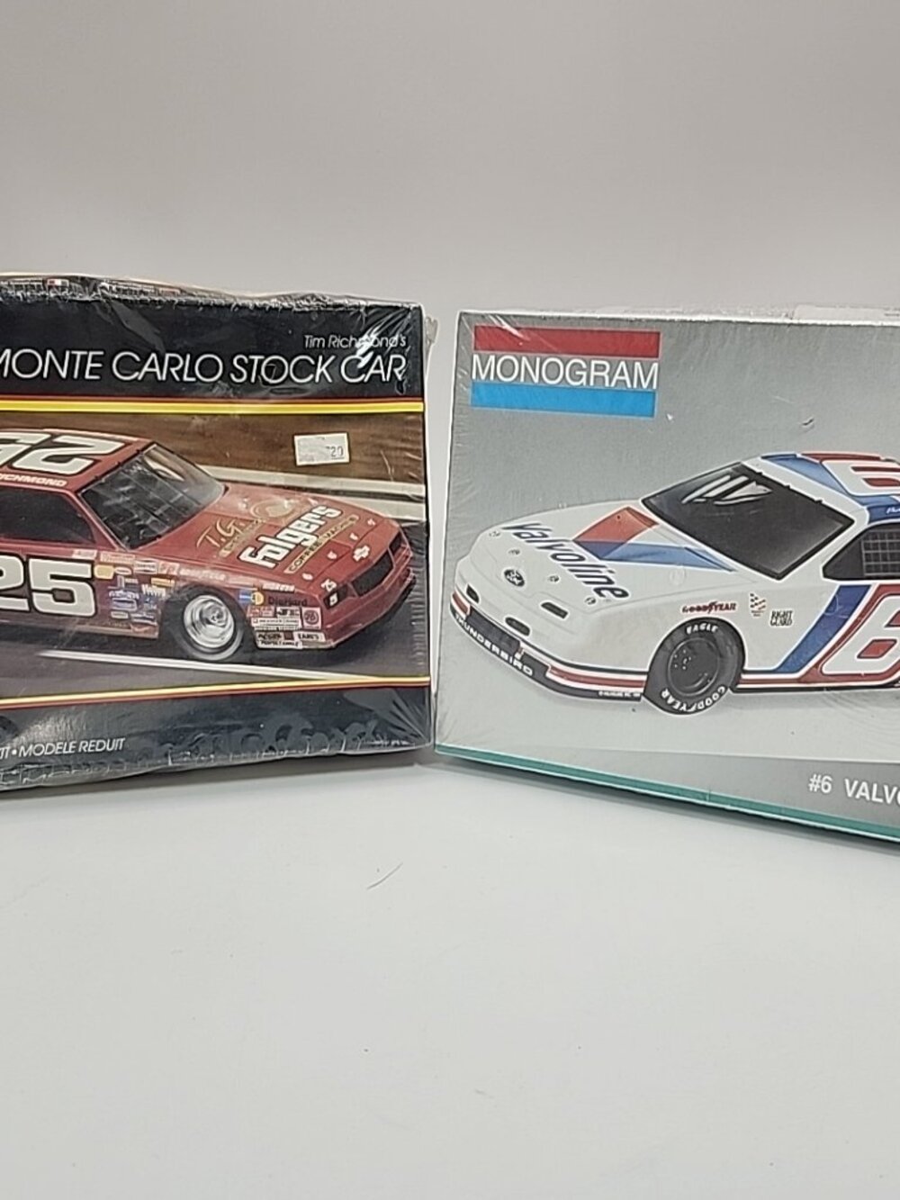 2 Vintage Nascar kits Folgers Monte Carlo Stock Cars